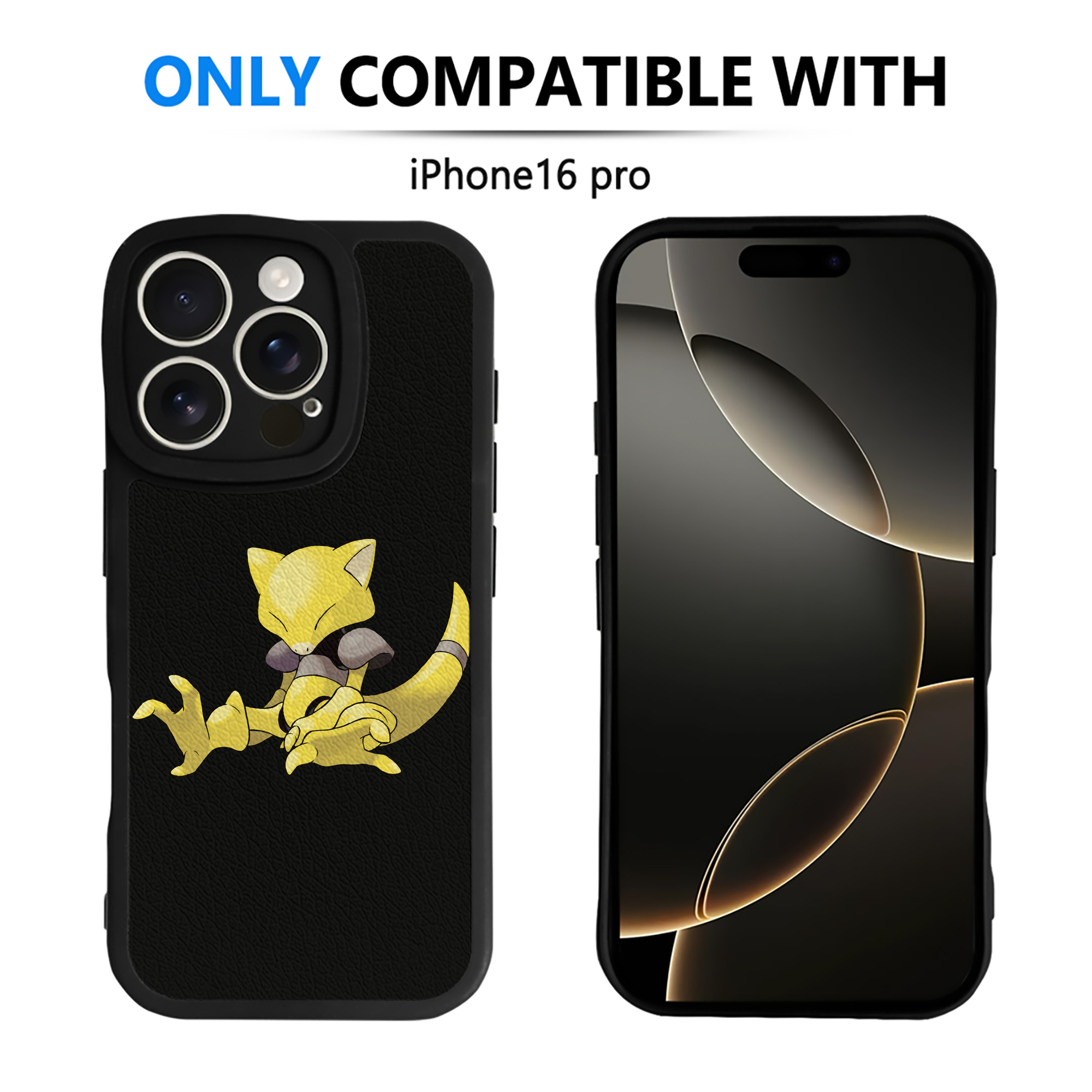 （画像用） ポケットモンスター Pokémon 【iPhone 16シリーズ対応】シリコンスマホケース（レザー調） 材質：シリコン